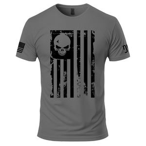 American Flag Skull T-shirt
