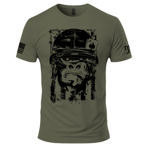 Men's American Gorilla Graphic Short Sleeve T-Shirt
