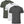 3 Pack Combo Blank Tees - Dion Wear