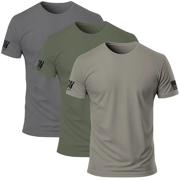 3 Pack Combo Blank Tees - Dion Wear