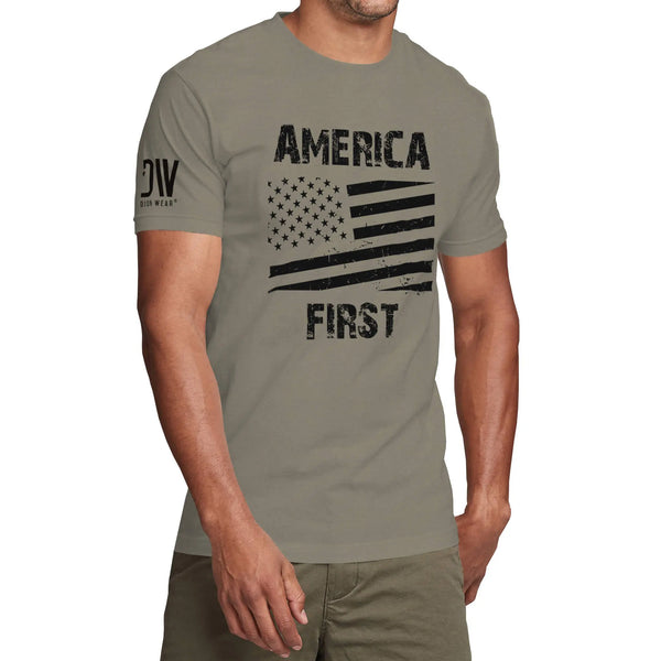 America First Men's T-Shirt - Dion Wear