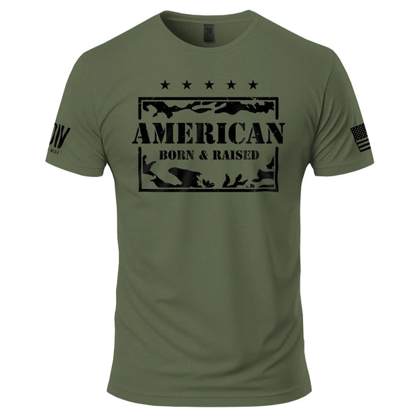 American Born and Raised Men's T-Shirt - Dion Wear