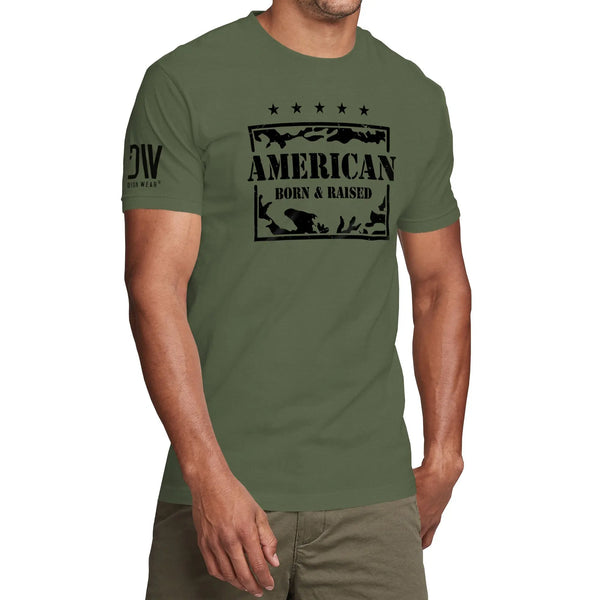 American Born and Raised Men's T-Shirt - Dion Wear