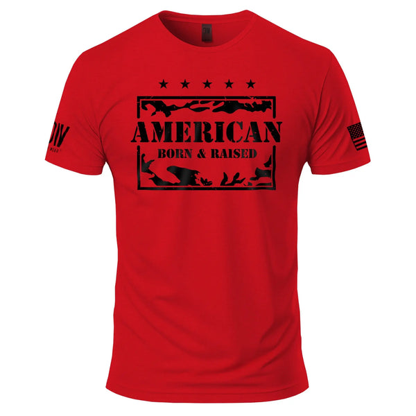 American Born and Raised Men's T-Shirt - Dion Wear