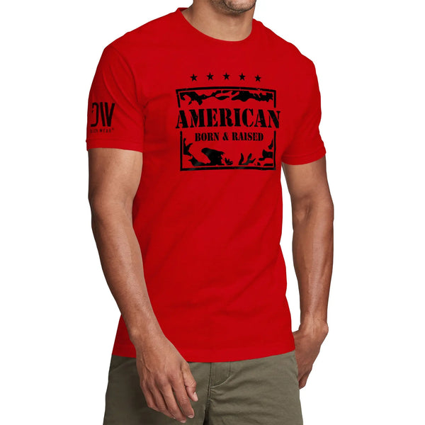 American Born and Raised Men's T-Shirt - Dion Wear