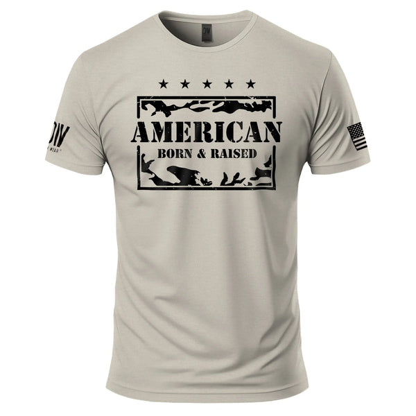 American Born and Raised Men's T-Shirt - Dion Wear