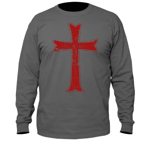 Crusader Knights Templar Long Sleeve T-Shirt - Dion Wear