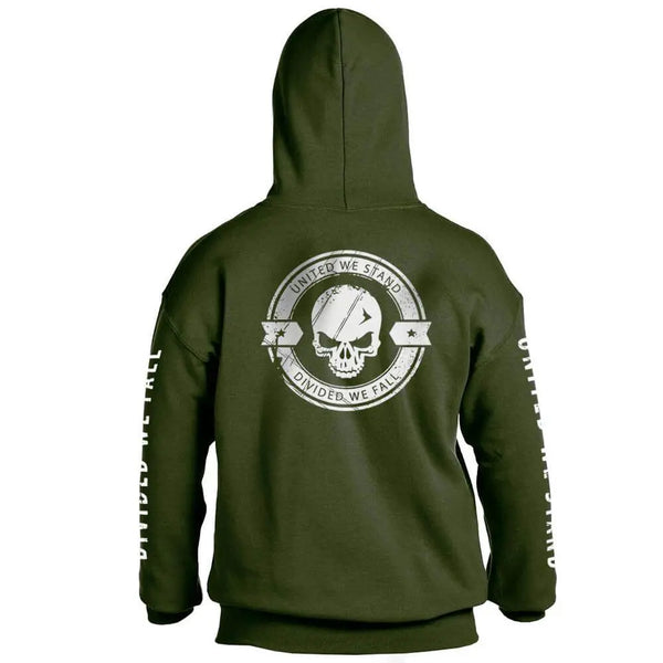 Divided We Fall Men's Hooded Sweatshirt - Dion Wear