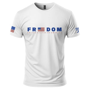 Freedom USA Full Color Flag Graphic T-Shirt
