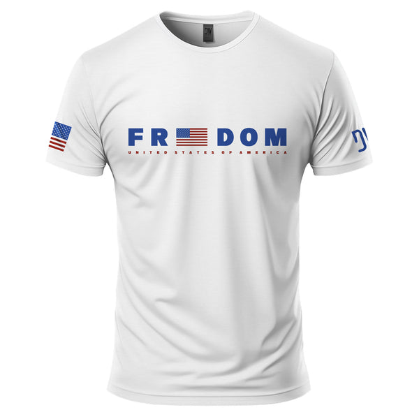 Freedom USA Full Color Flag Graphic T-Shirt