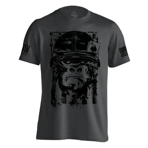 Gorilla Ace Of Spades T-Shirt - Dion Wear