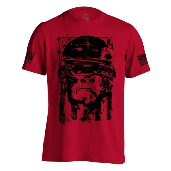 Gorilla Ace Of Spades T-Shirt - Dion Wear