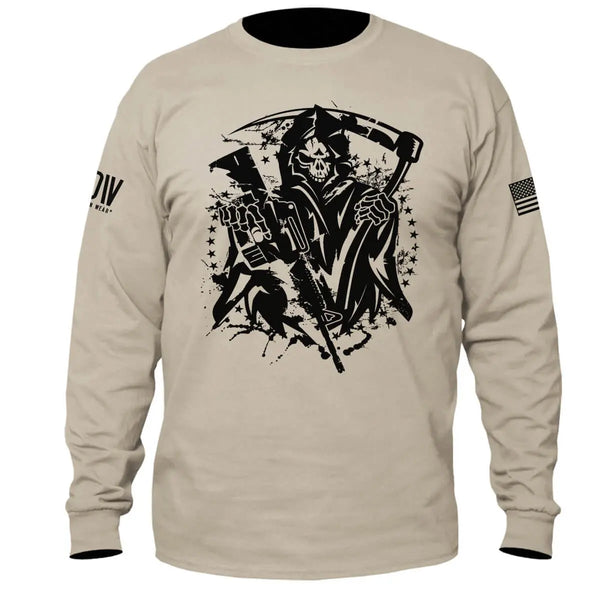 Grim Reaper Long Sleeve T-Shirt - Dion Wear