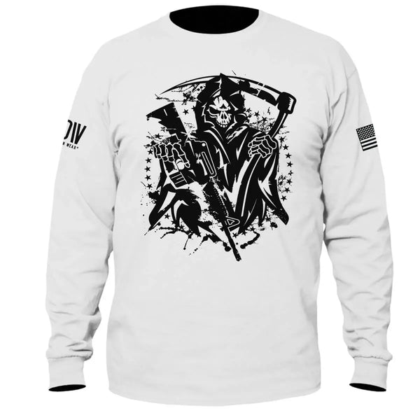 Grim Reaper Long Sleeve T-Shirt - Dion Wear