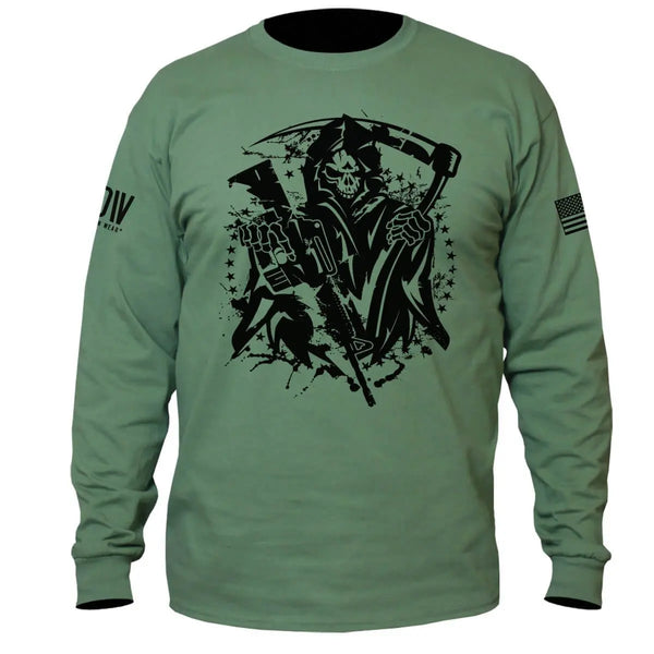 Grim Reaper Long Sleeve T-Shirt - Dion Wear