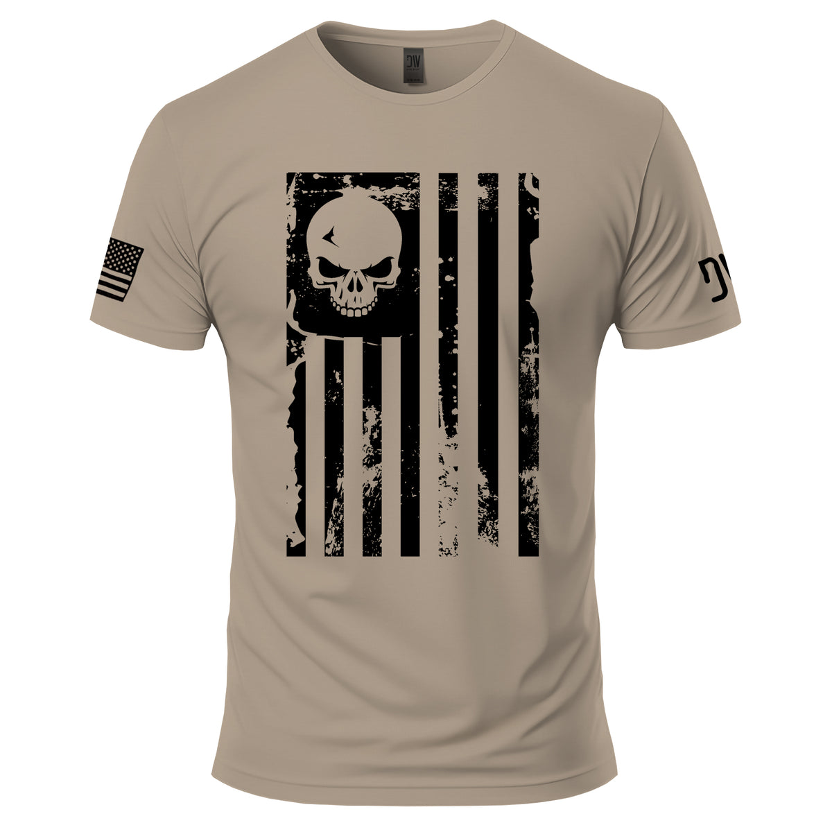 American Flag Skull T-Shirt