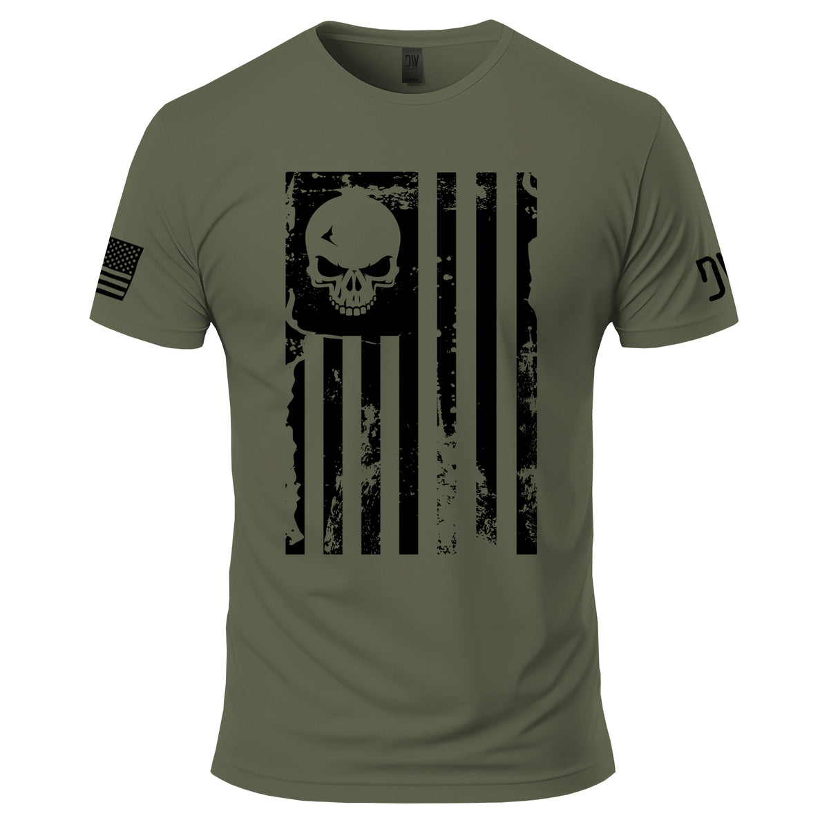 American Flag Skull T-Shirt