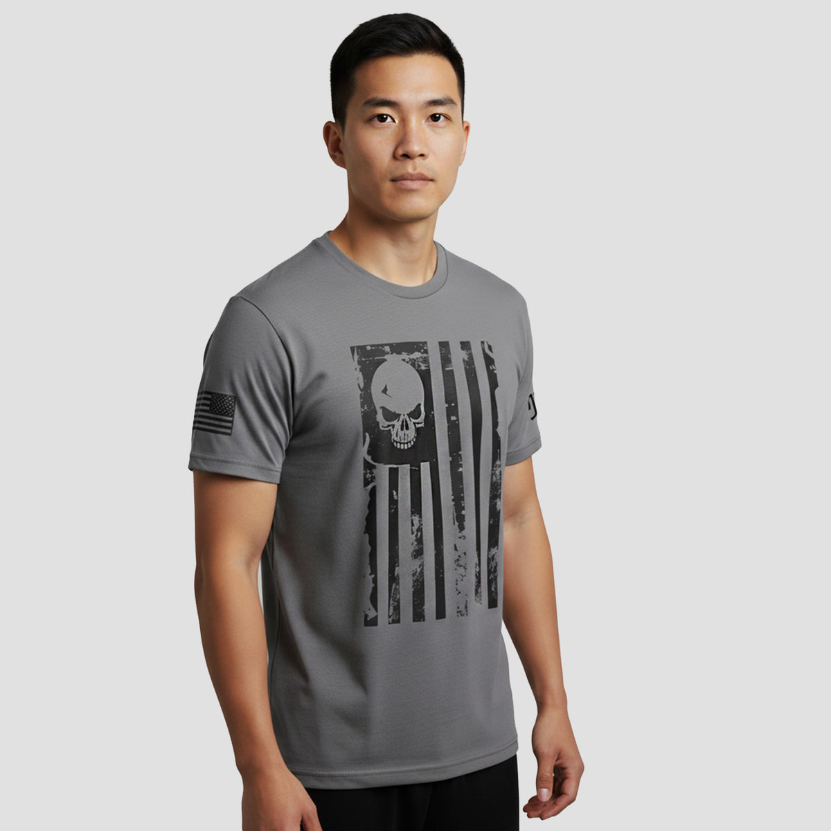 American Flag Skull T-Shirt