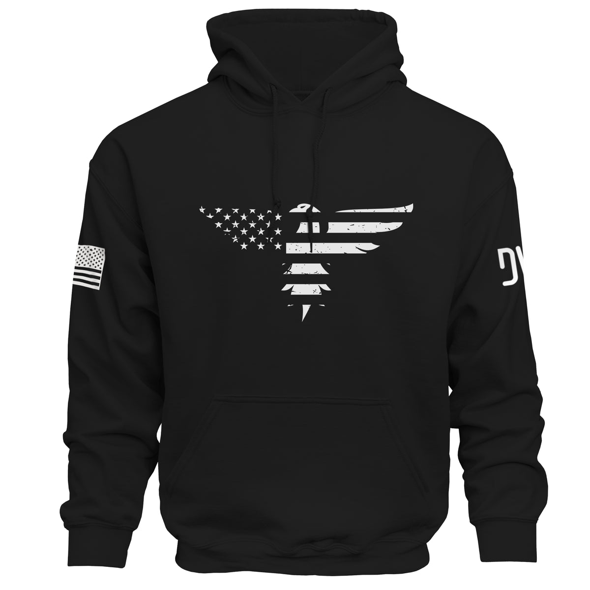 American Flag Eagle Hoodie