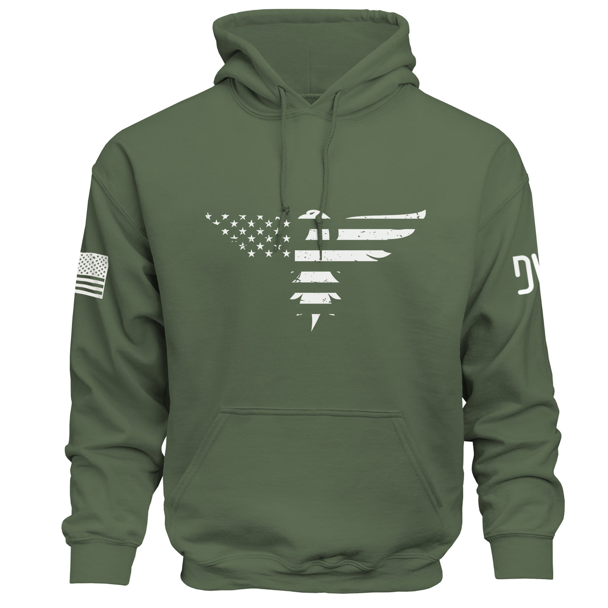 American Flag Eagle Hoodie