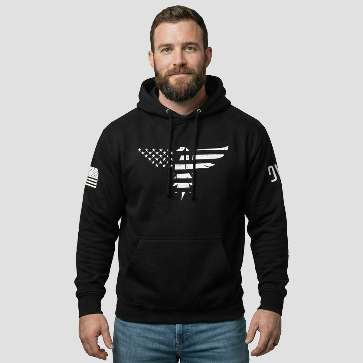 American Flag Eagle Hoodie