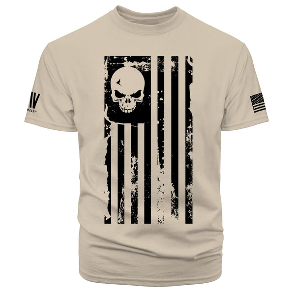 American Flag Skull Men's T-shirt - Dion Wear