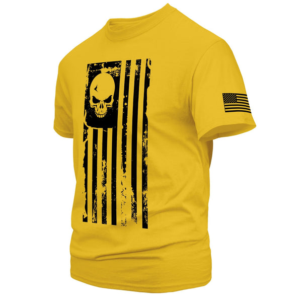 American Flag Skull Men's T-shirt - Dion Wear