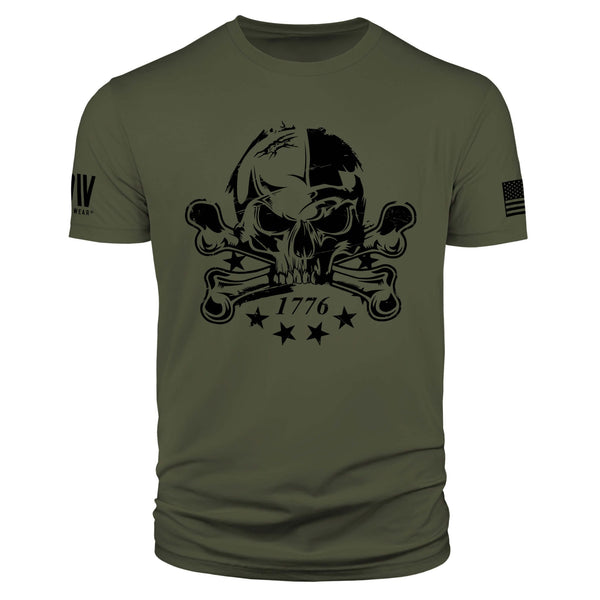 American Skull 1776 T-Shirt - Dion Wear