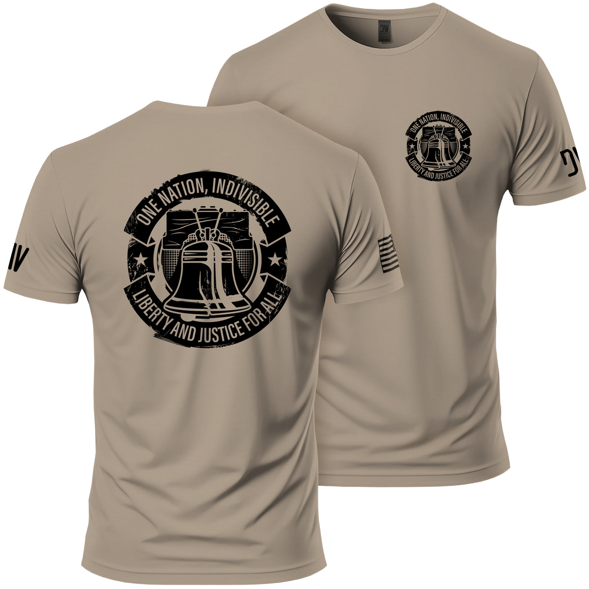 One Nation Indivisible Liberty Bell T-Shirt