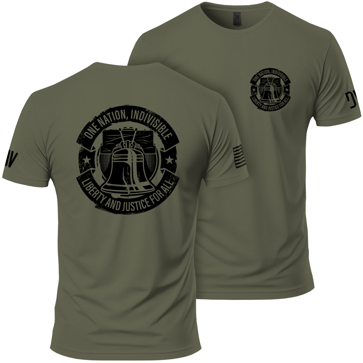 One Nation Indivisible Liberty Bell T-Shirt