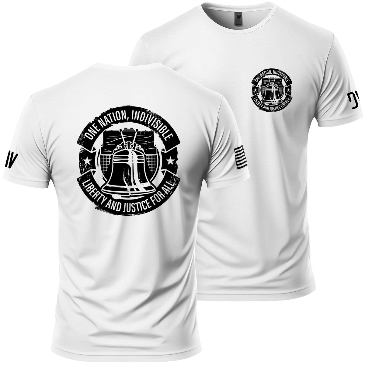 One Nation Indivisible Liberty Bell T-Shirt