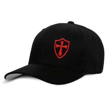 Crusader Cross Stretch Fit Cap