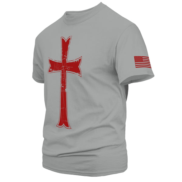 Crusader Cross T-Shirt - Dion Wear