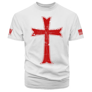 Crusader Cross T-Shirt - Dion Wear