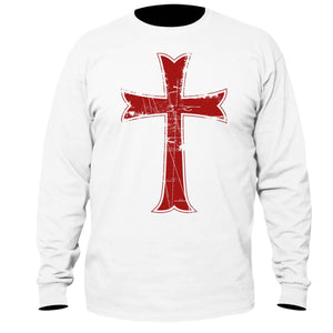 Crusader Knights Templar Long Sleeve T-Shirt - Dion Wear