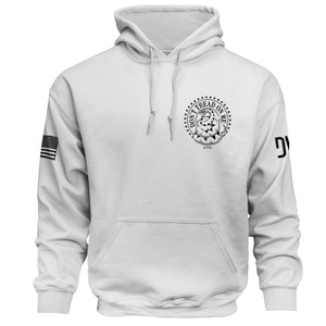Don't Tread on Me hoodie front graphic