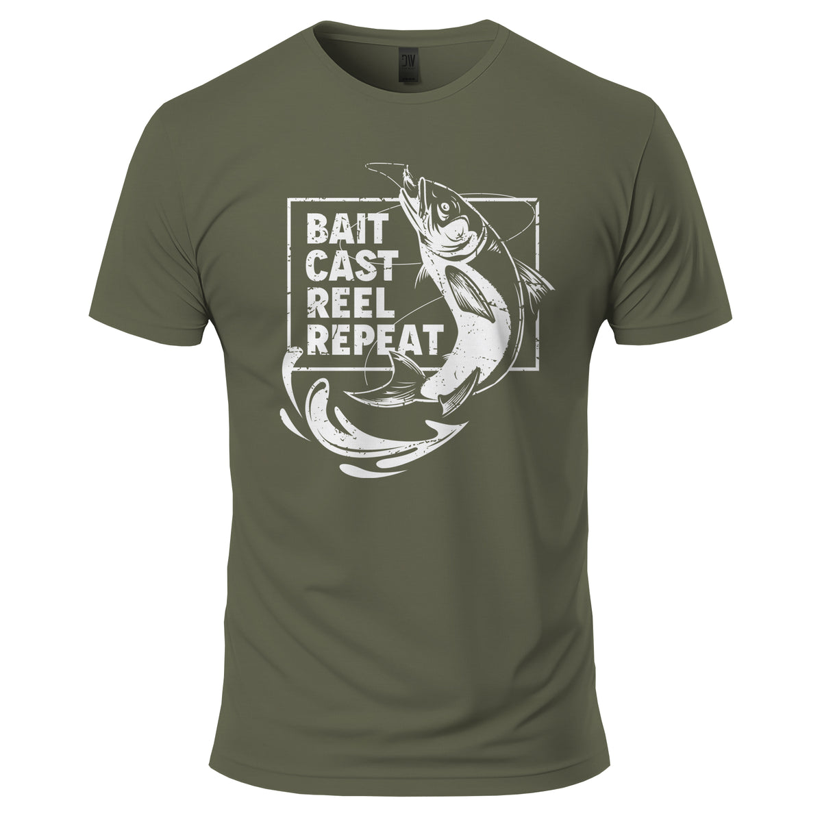 Bait, Cast, Reel, Repeat Fishing T-Shirt