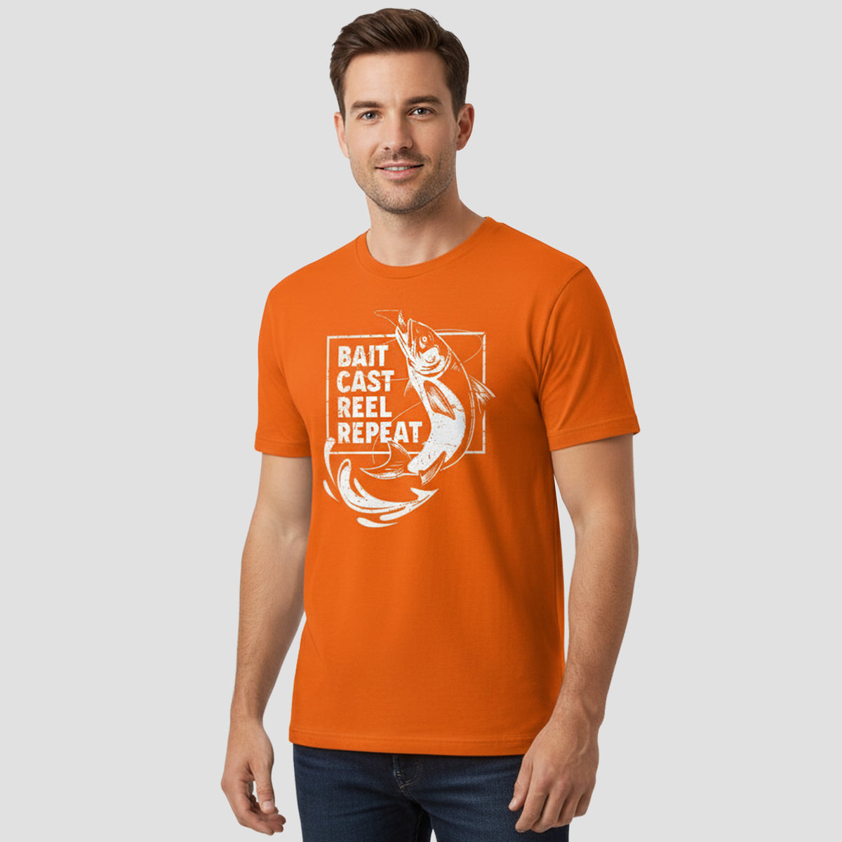 Bait, Cast, Reel, Repeat Fishing T-Shirt