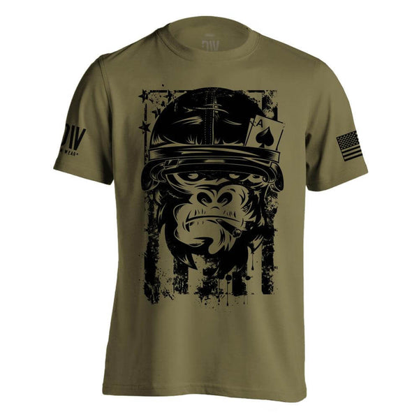 Gorilla Ace Of Spades T-Shirt - Dion Wear