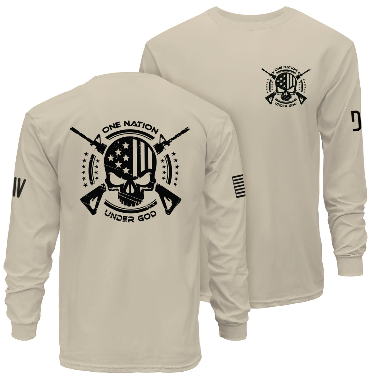 One Nation Under God Long Sleeve T-Shirt