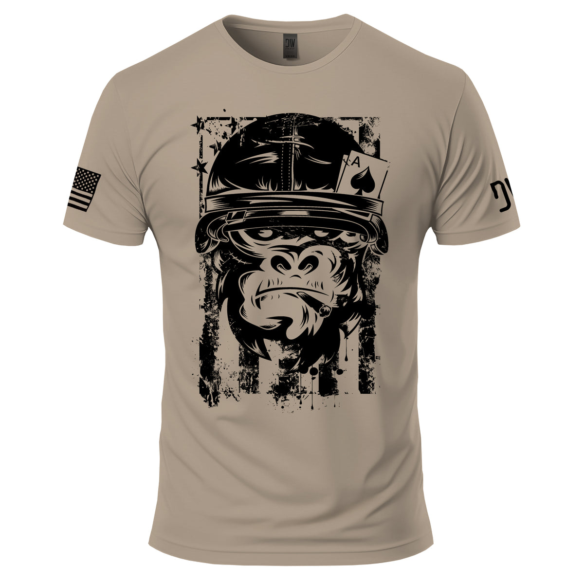 American Gorilla Ace of Spades T-Shirt