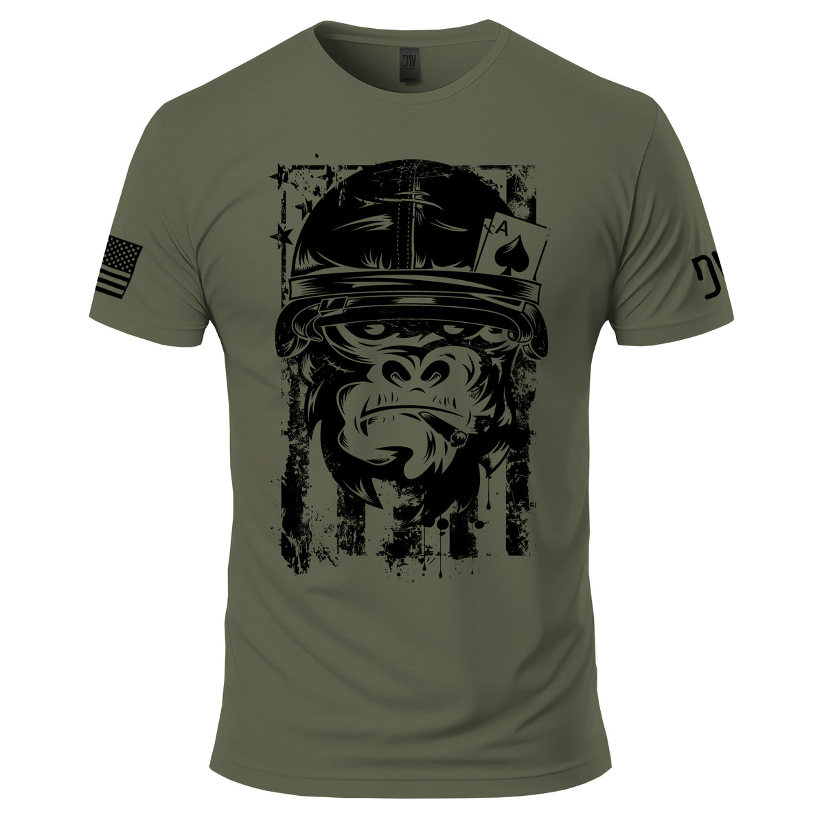 American Gorilla Ace of Spades T-Shirt