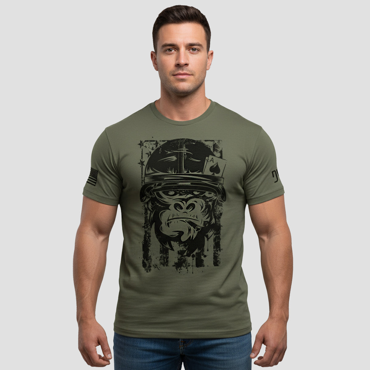 American Gorilla Ace of Spades T-Shirt