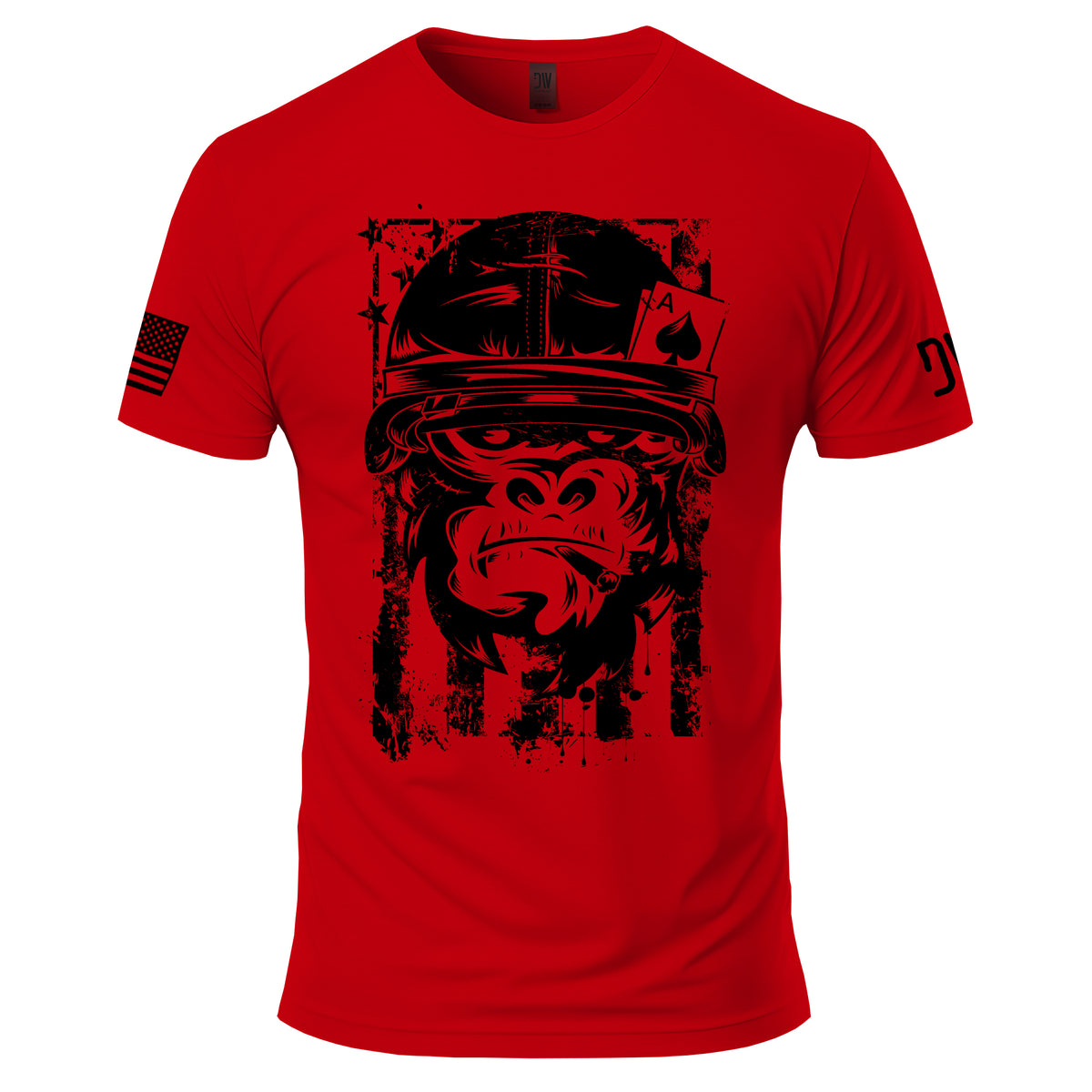 American Gorilla Ace of Spades T-Shirt