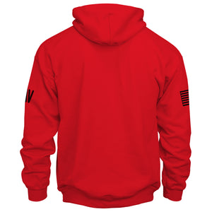 Victory or Death Hoodie back view