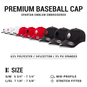 Spartan Warrior Baseball Stretch Fit Cap