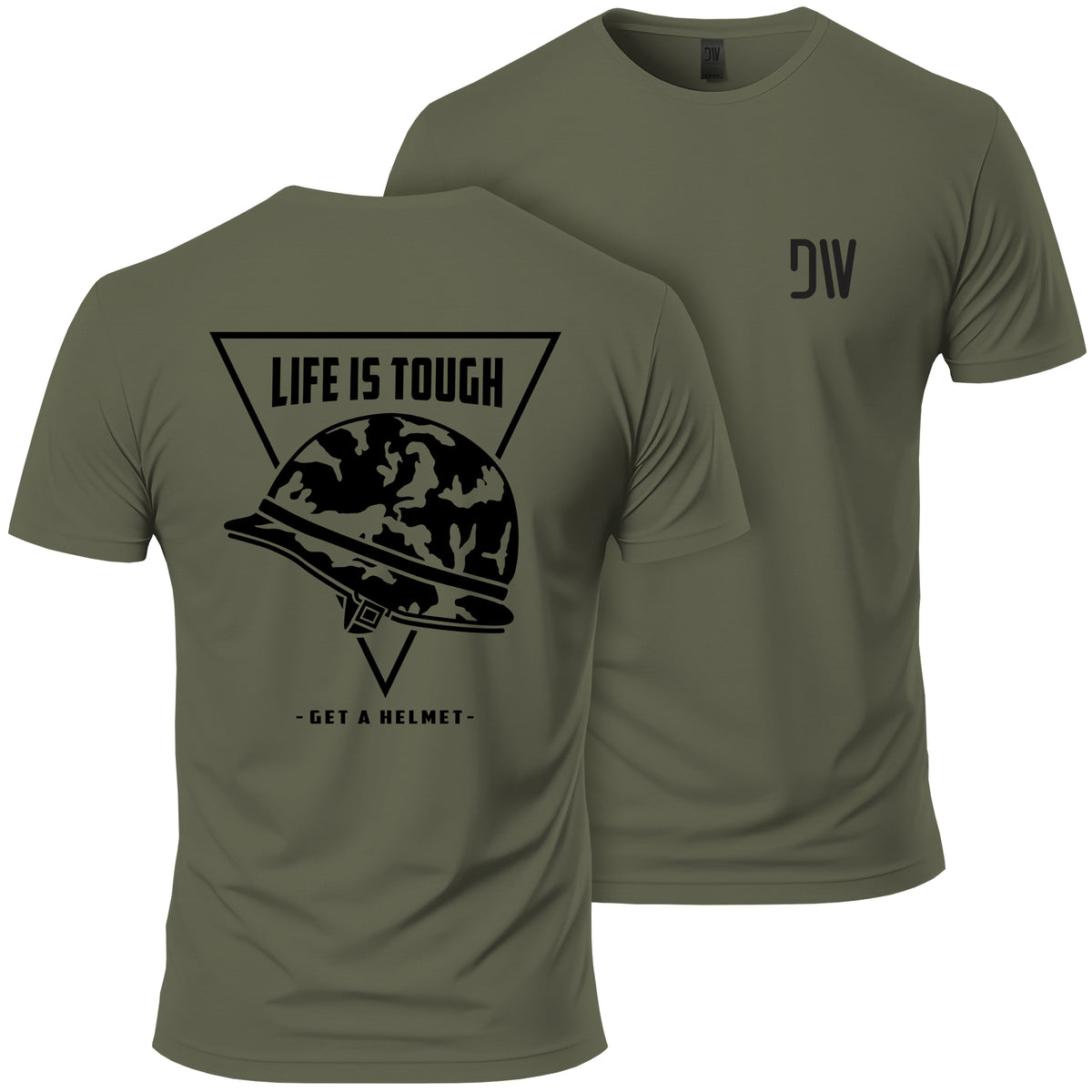 Life Is Tough, Get a Helmet T-Shirt