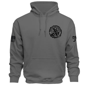 For God and Country hoodie front graphic design