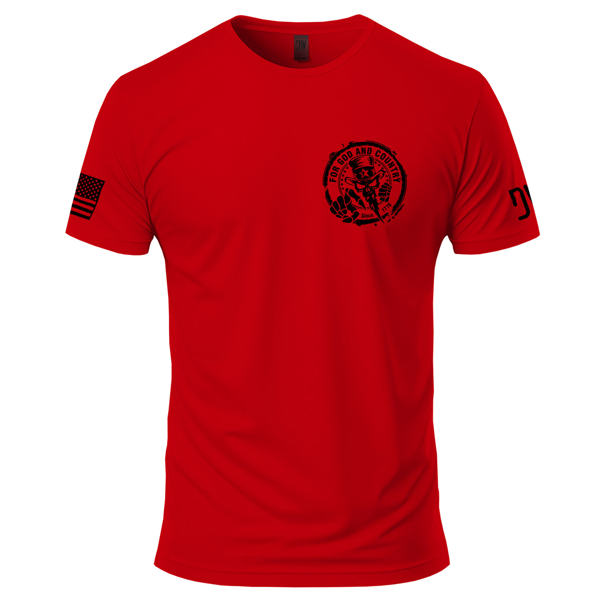 For God and Country t-shirt front view