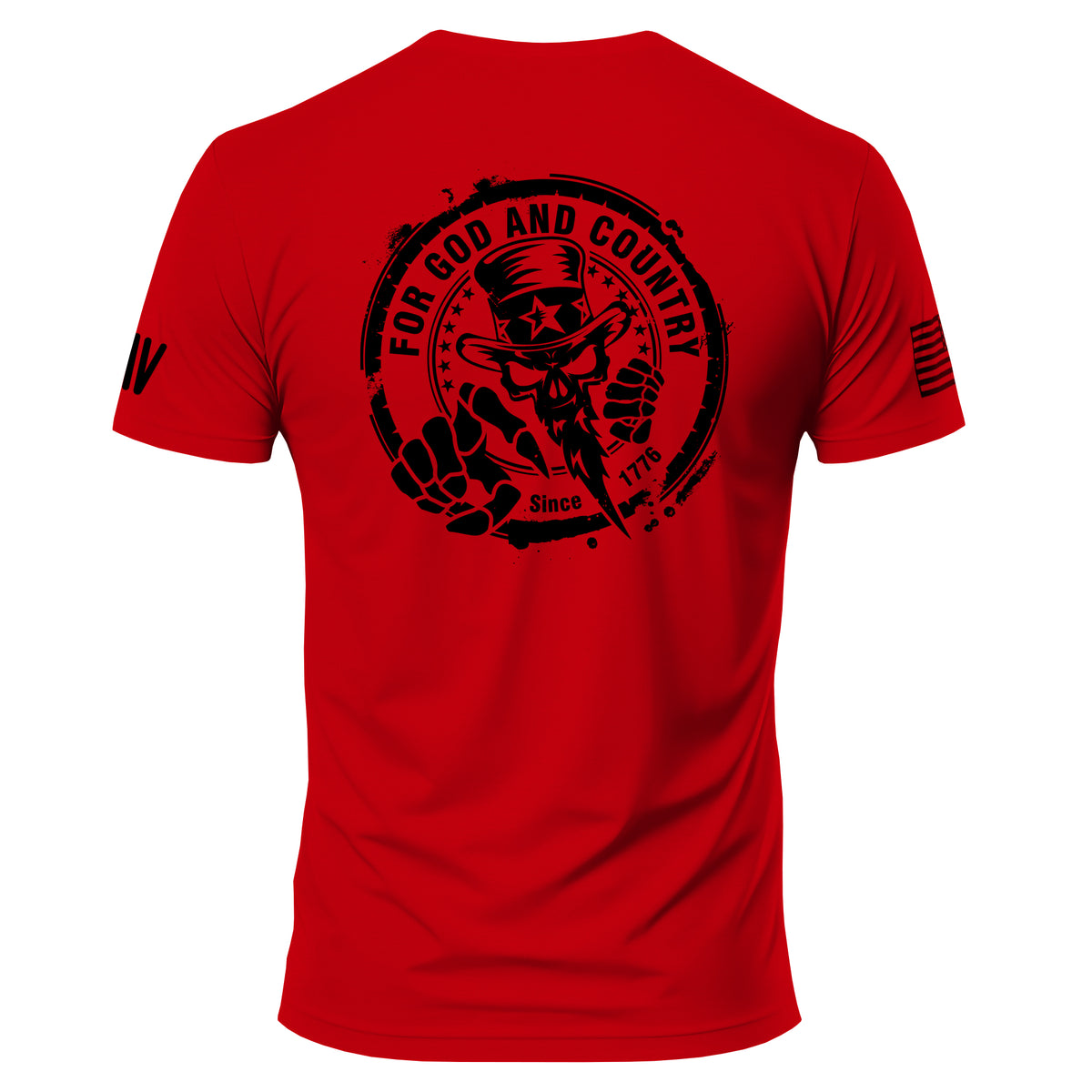 For God and Country graphic tee back view